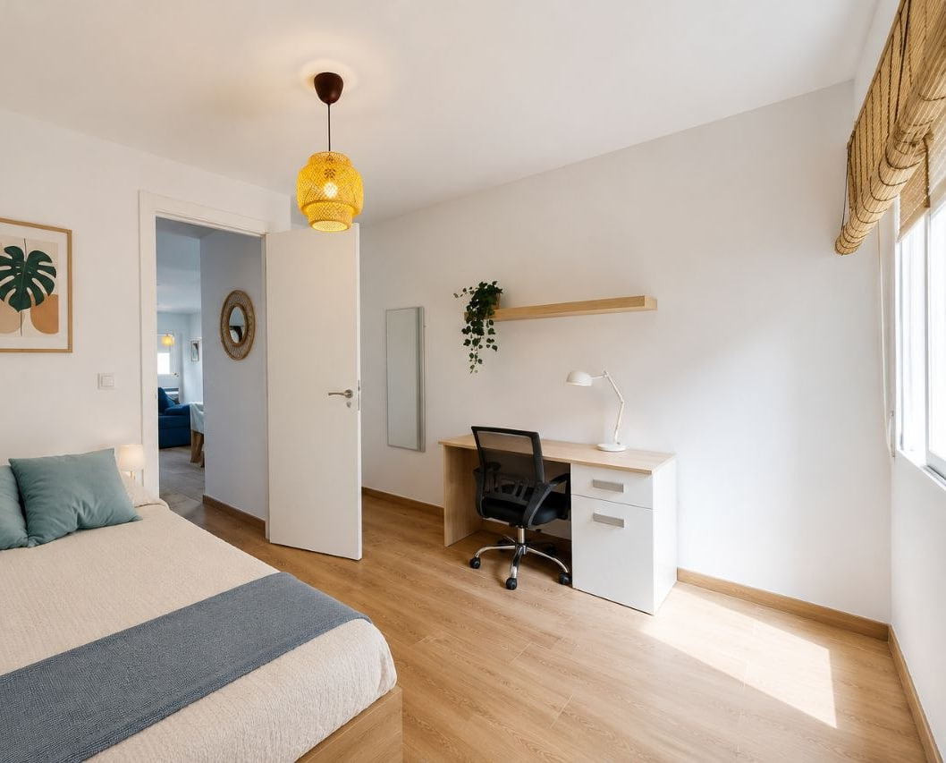 Habitación luminosa en piso compartido en Valencia — 4