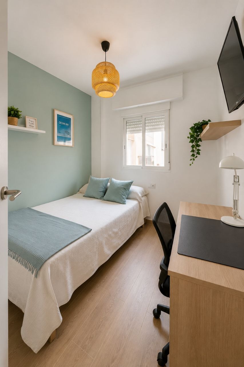 Habitación luminosa en piso compartido en Valencia — 5