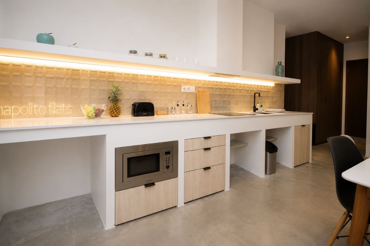Apartamento moderno de diseño con terraza en Valencia